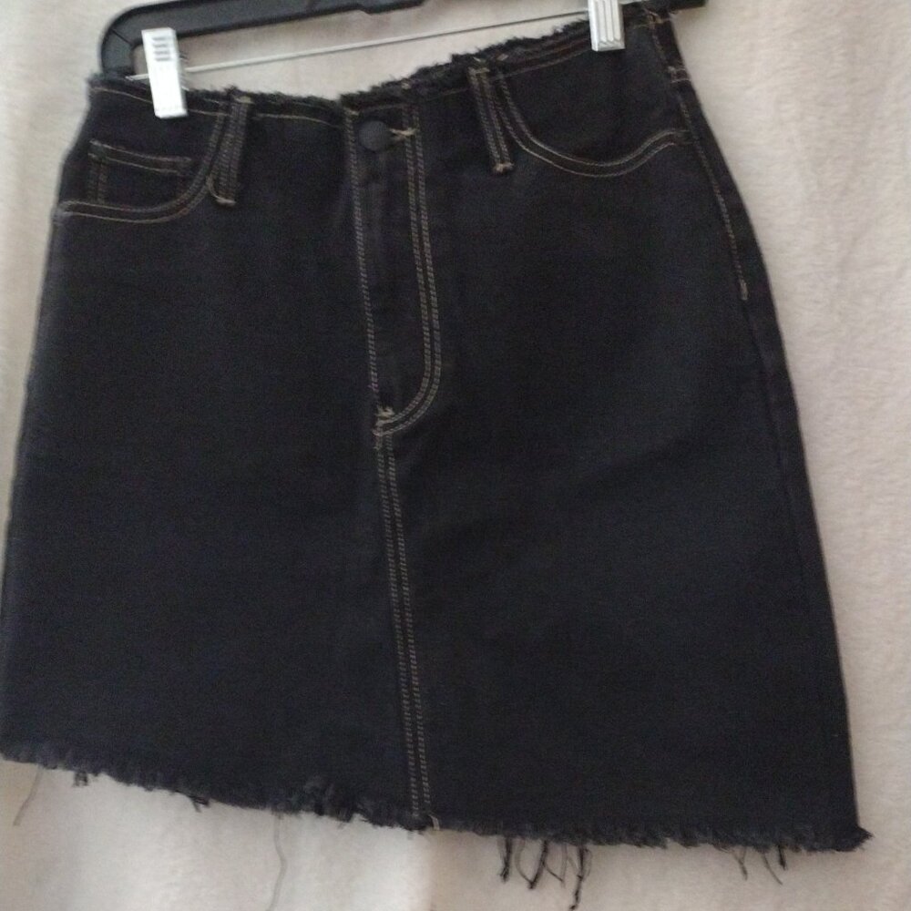 Blabk mini skirt by Forever 21